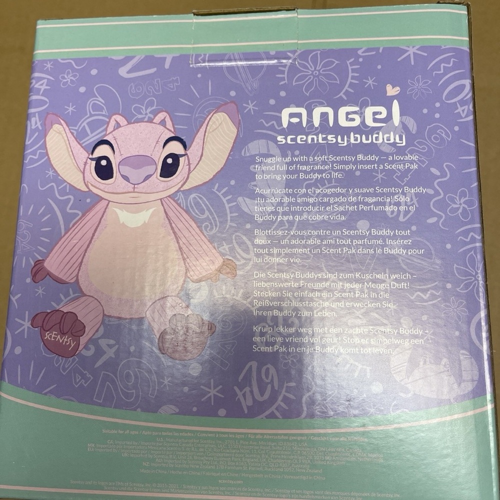 New Retired Angel Scentsy Buddy| Disney Lilo & Stitch- NIB with scent pak- $40 - Picture 6 of 6